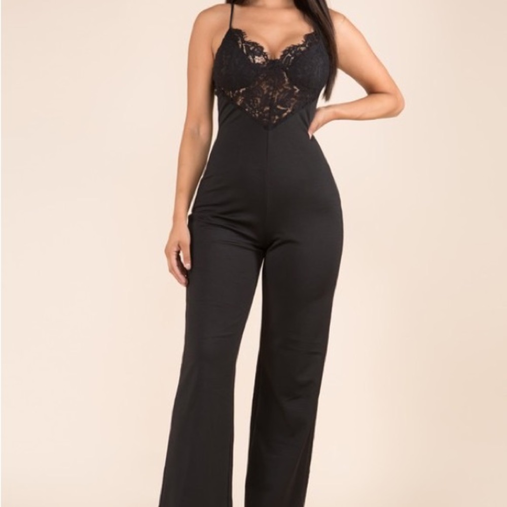 Laced Top Jumpsuit